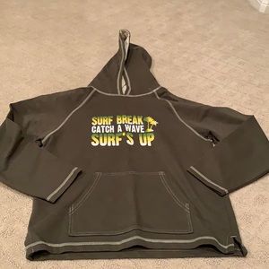 Gymboree hoodie; olive green; 10